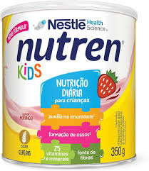 Nutren Kids Morango 350g Nestlé 7891000089873