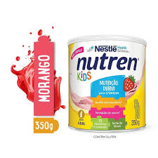 Nutren Kids Morango 350g Nestlé 7891000089873