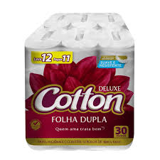 Papel Higiênico Cotton 30m 12 Rolos Softys Brasil 7896301802923