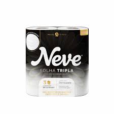 Papel Higiênico Neve Supreme Folha Tripla 4 Rolos Suzano 7891172422607