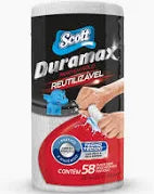 Papel Toalha Scott Reutilizável 58 Panos Suzano 7891172523328