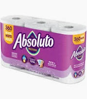 Papel Toalha Absoluto 3 Rolos 120 Toalhas Bracel 7908782500134