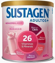 Sustagen Adultos+ Morango 400g 7898941911041